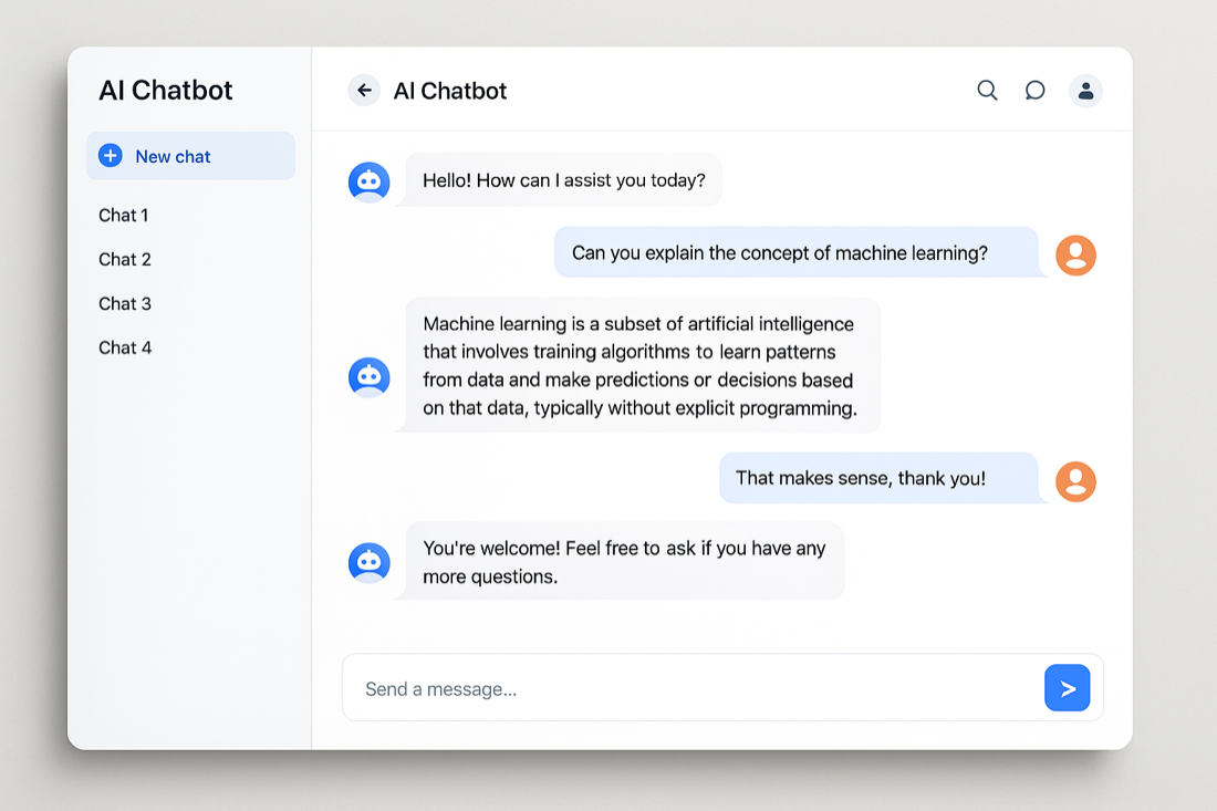 AI Support Chatbot — Ideiosoft project