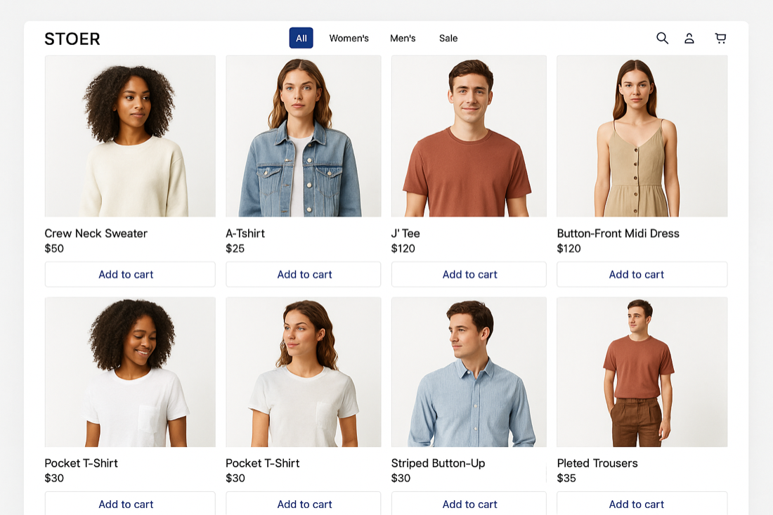 Fashion Store — Ideiosoft project